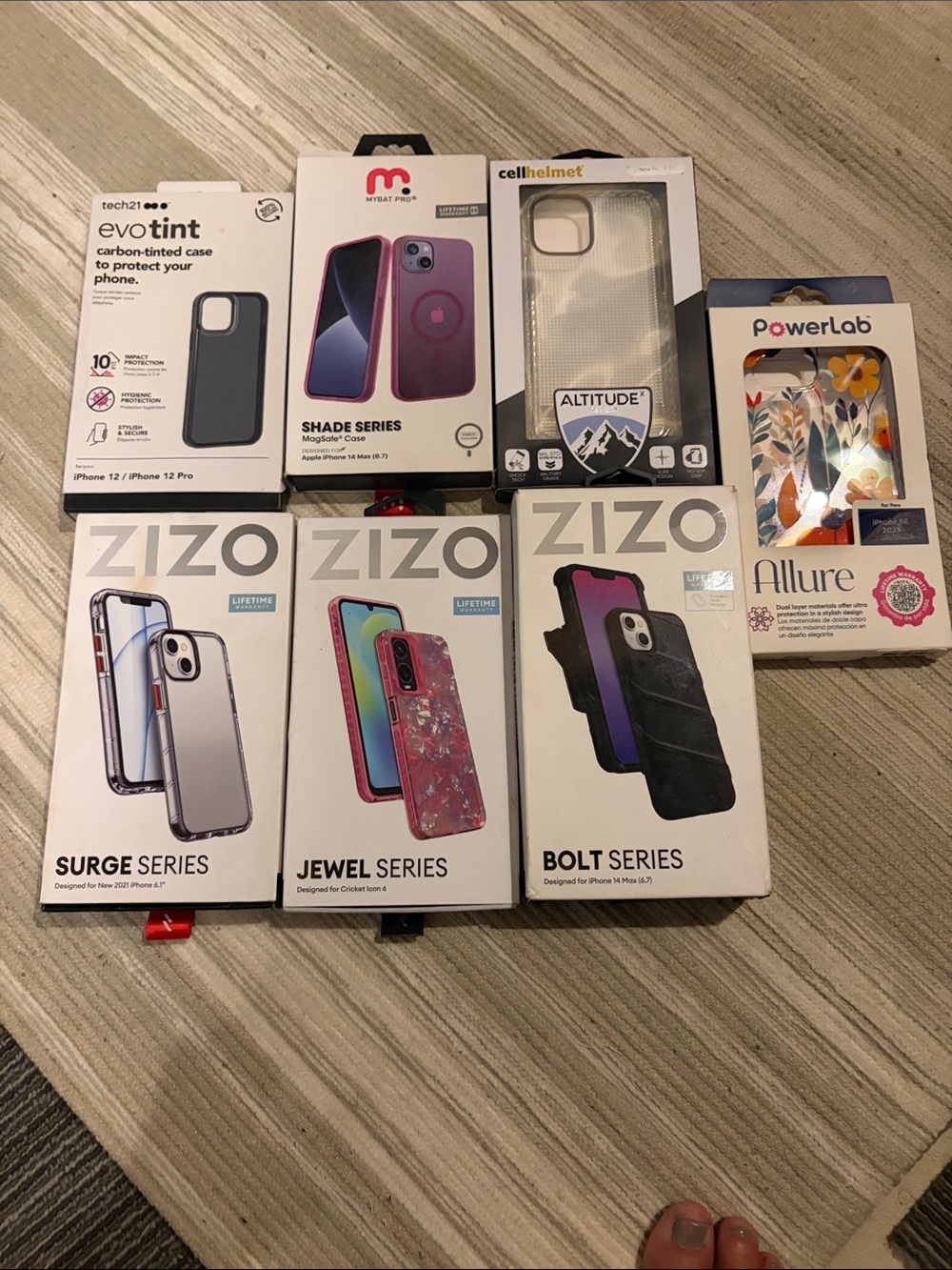 Zizo Jewel Series Pink Phone Case - Pink Protective Case